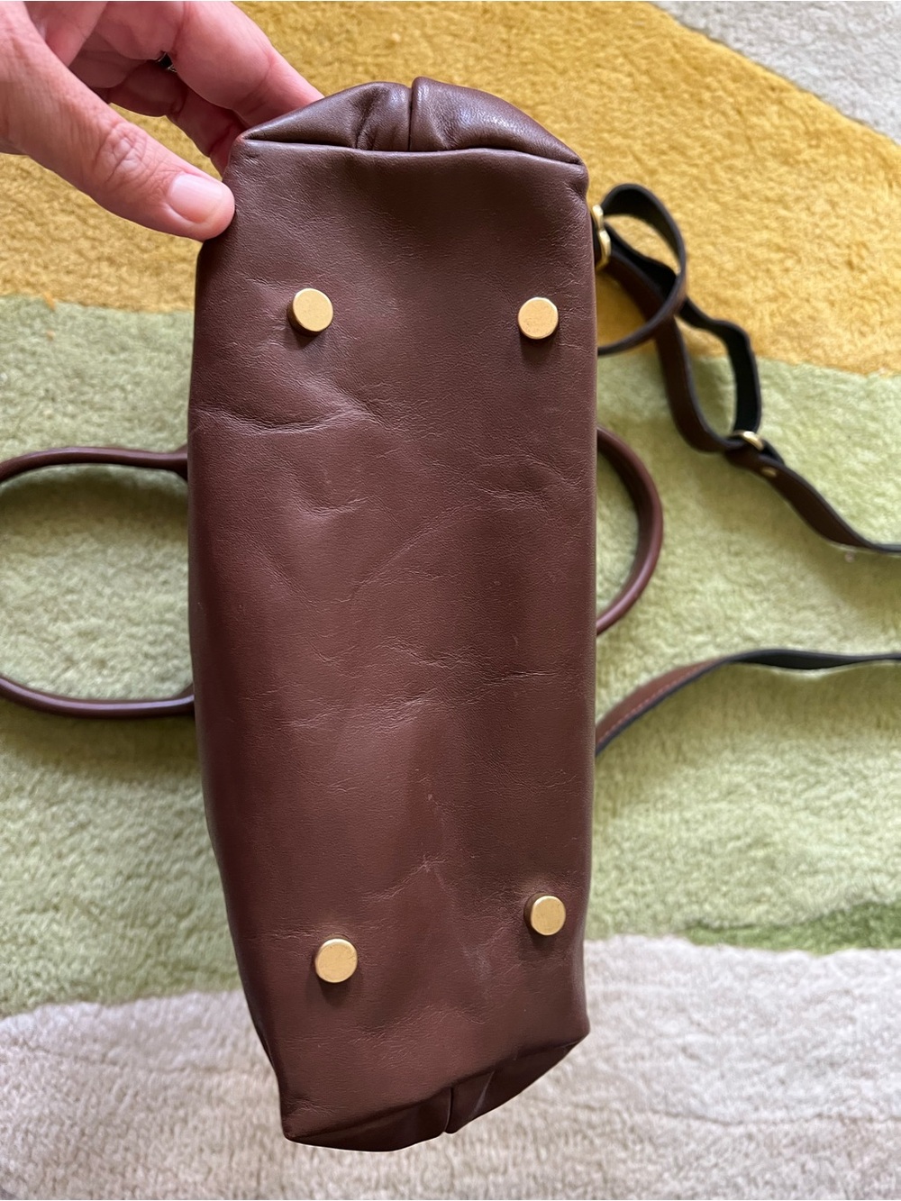 R.Riveter - Carry All Canvas Tote w/ Leather Trim - Otto - Camo Brown - Picture 3 of 6